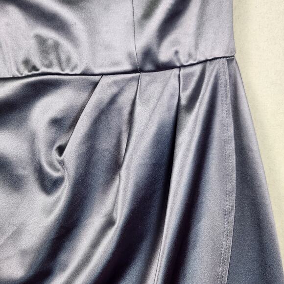 Lulus “Forever Your Girl” Satin Bodycon Dress Women’s SZ SM Blue Cocktail USA - Picture 6 of 15